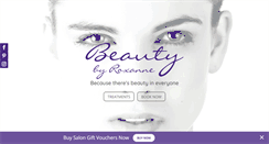 Desktop Screenshot of beautybyroxanne.co.uk