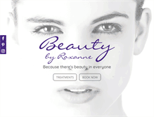 Tablet Screenshot of beautybyroxanne.co.uk